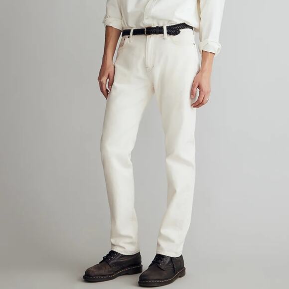 Madewell Other - ME Madewell Men Natural Cream Beige 1991 Straight Leg Denim Jeans NWT 29 x 28